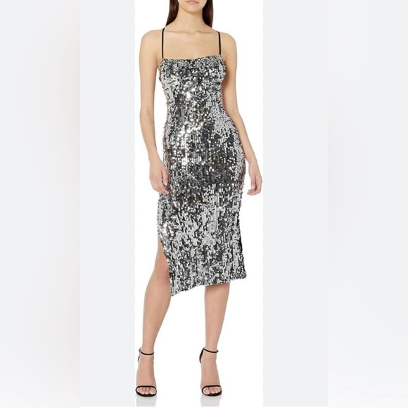 🎉2X HOST PICK🎉 Cosmopolitan Sequin Midi Dress - Picture 1 of 6